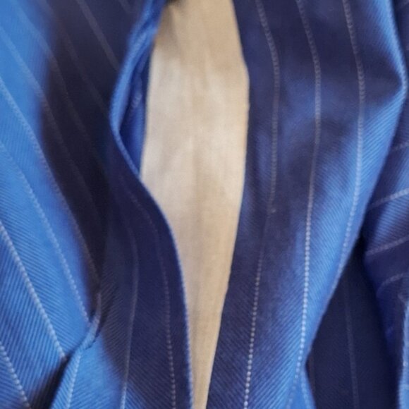 Bahama Men’s 16 100% Cotton Long Sleeve Button Up Striped Dress Shirt - Picture 7 of 7